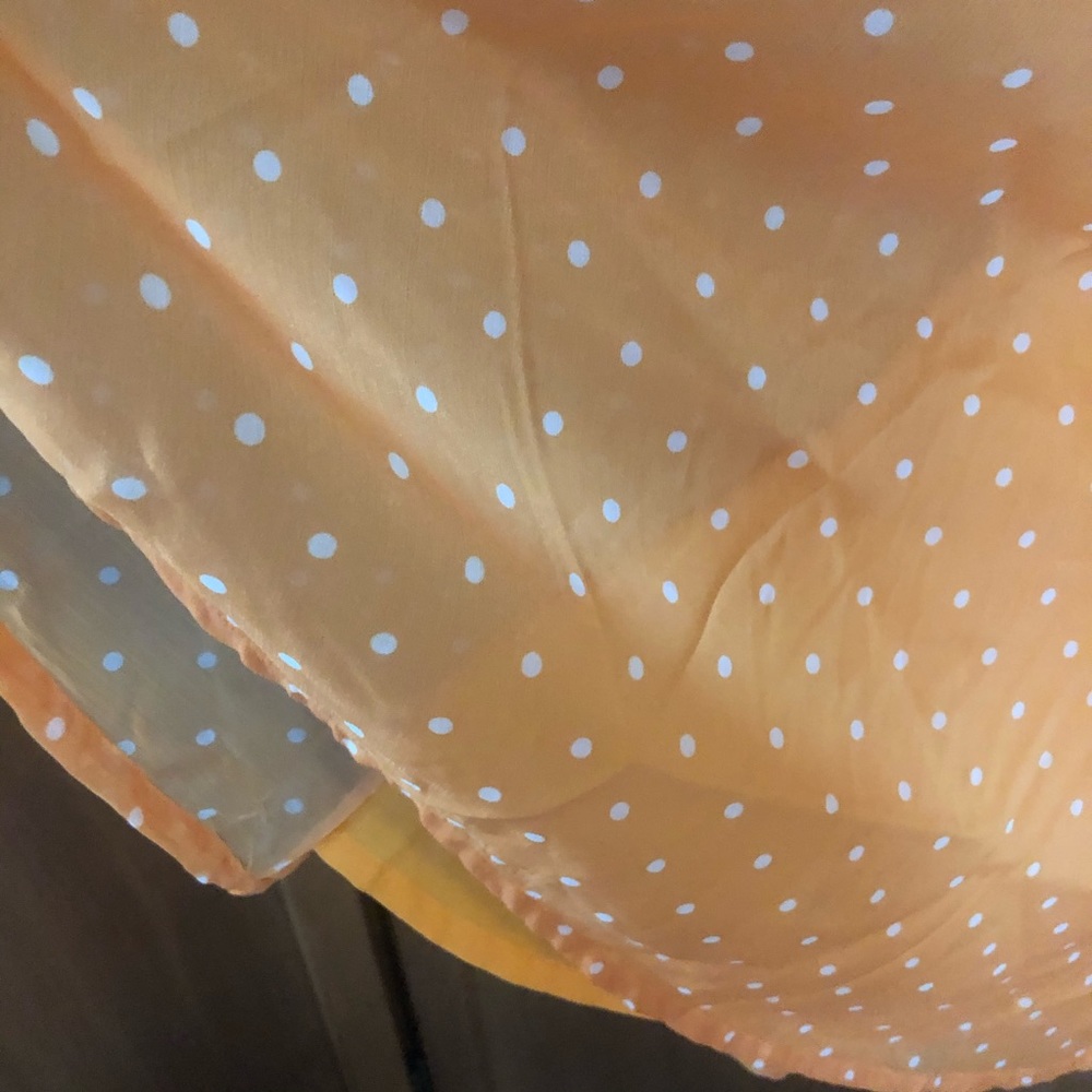 NWT Orange and white polka dot halter dress - Picture 4 of 8